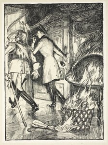 De pijpaansteker (De garantie van Belgische neutraliteit), illustratie uit The Kaiser